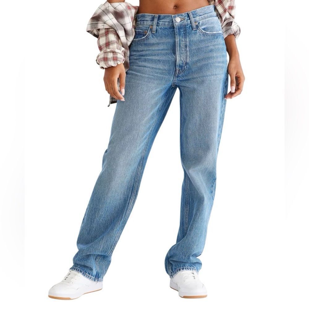 Aeropostale High-Rise 90’s Straight Relaxed Jean Size 4